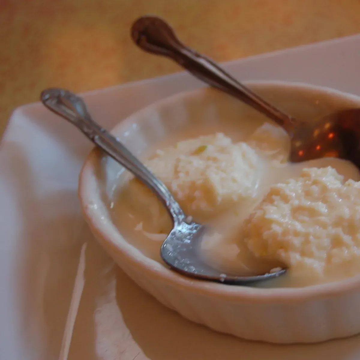 Rasmalai soaking in sweet thickened milk